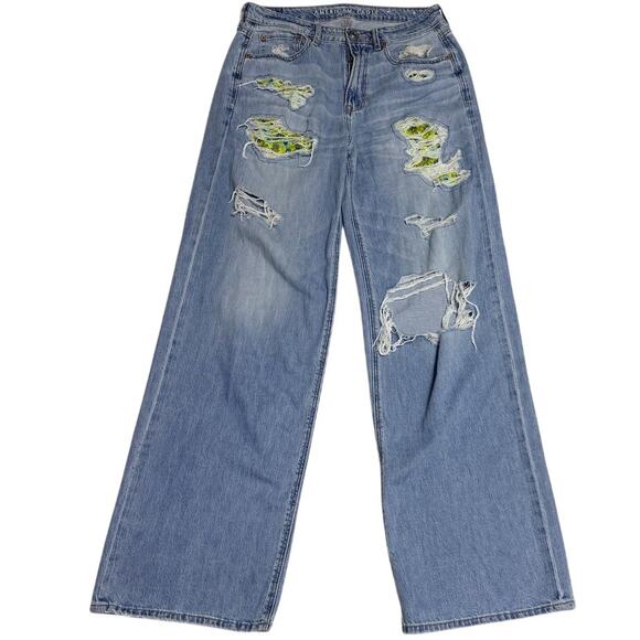 American eagle Other - AE Skater Jeans Floral Patched Distressed Men’s 32x30